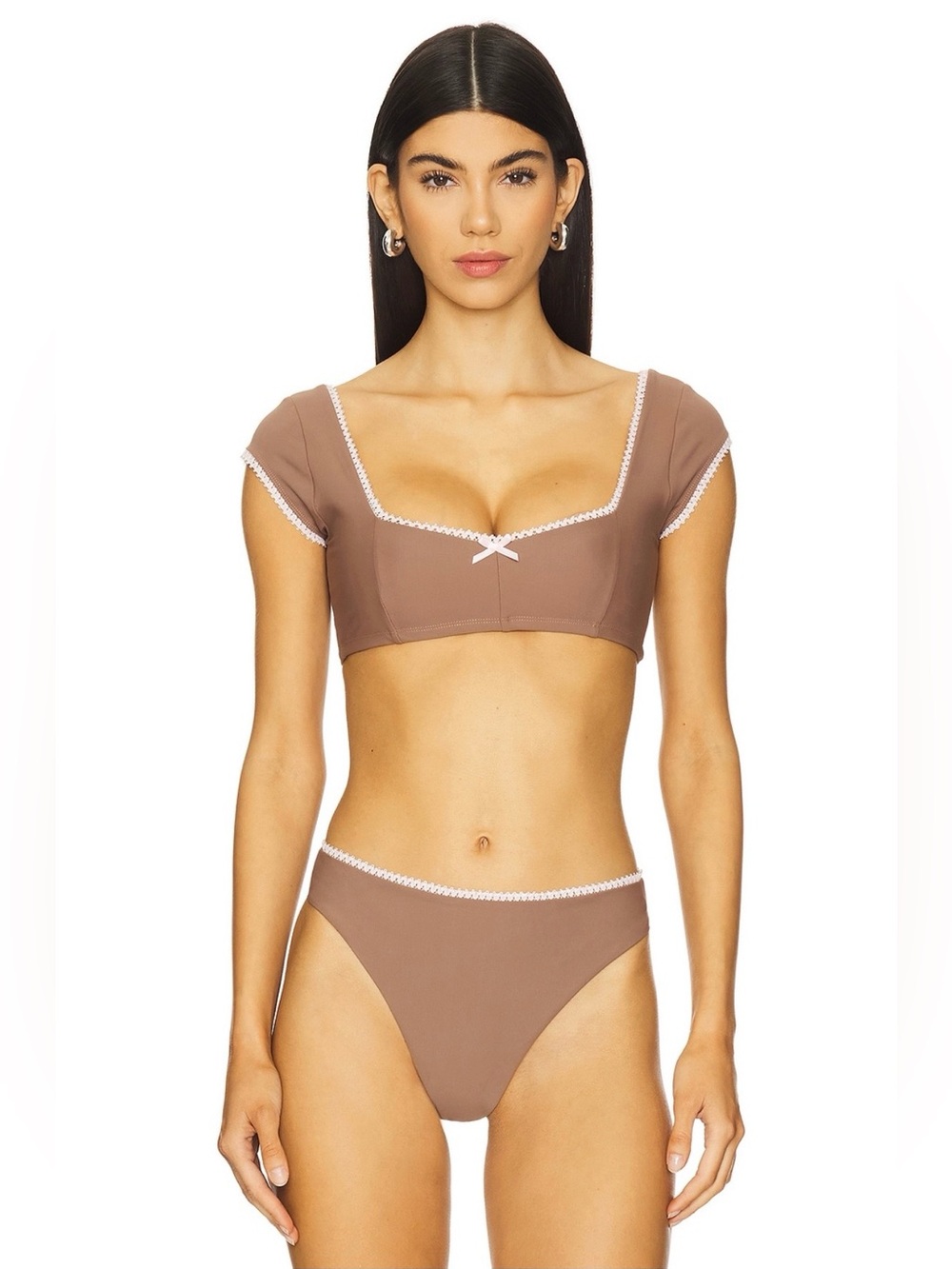 LPA cap sleeve bikini top